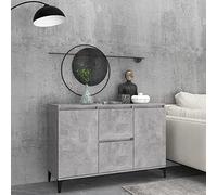 Générique Buffet Gris béton 104x35x70 cm Bois d'ingénierie,Meubles,Armoires & Meubles de Rangement,Buffets & bahuts,Gris,30 KG,806116
