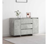 Générique Buffet Gris béton 120 x 41 x 75 cm Bois d'ingénierie,Buffets & bahuts,3333909