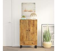 Générique Buffet Haut avec tiroir 60x33x100cm Bois Massif manguier et Fer,Buffets & bahuts,352936