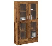 Générique Buffet Haut Vieux Bois 82,5x30,5x150 cm Bois d'ingénierie,Meubles, Étagères, Bibliothèques, Brun (Poids 40KG)