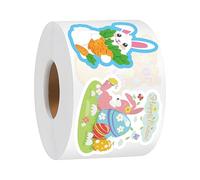 Générique Bulk Easter Stickers - 8 Festive Designs on A Roll | 500-Piece Creative Label Set for Cards Notebooks & Bottles, Easy-Peel Self-Adhesive Decals for Kids Crafts Spring Decor & Gift Wrapping