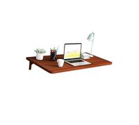 Générique Bureau Rabattable Mural avec étagères, Table Murale abattant Facile à Installer, Gain Place, for Une Utilisation sur Balcon Chambre Coucher(Color 1,50x40cm)