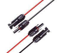 Générique Câble d ' Extension de Panneau 10AWG, Cordon Multi-Contact à 4 connecteurs pour systèmes photovoltaïques, Longueur de 1 à 10M, Fil de Liaison résistant intempéries
