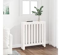 Générique Cache-radiateur Blanc 79,5x19x84 cm Bois Massif de pin, Maison & Jardin, Accessoires pour appareils électroménagers, Accessoires pour radiateurs, Blanc, (Poids 8.3KG)