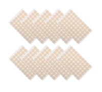 Générique Cache-trou de Vis Décoratif Autocollant Beige en Pvc pour Meubles en Bois, Facile à Appliquer, 540 Pièces, pour Armoires et Dressings la Maison