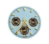 Générique Cadran/aiguilles Verts Lumineux De 29 Mm For Montre À Quartz VK63, Compatible Avec Les Boîtiers Et Mouvements Accessoires Remplacement For Montres