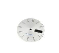 Générique Cadran de Montre à Double Calendrier 28.5mm, Cadrans Lumineux Vert, Accessoires Modification for Mouvement NH36/4R/7S