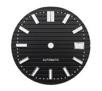 Générique Cadran de Montre mécanique 29.7mm, adapté au Mouvement NH35 C3green veilleuse Noir Blanc Bleu Marron, Visages, pièces personnalisées