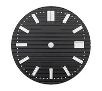 Générique Cadran de Montre mécanique 29.7mm, adapté au Mouvement NH35 C3green veilleuse Noir Blanc Bleu Marron, Visages, pièces personnalisées