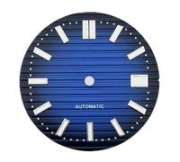 Générique Cadran de Montre mécanique 29.7mm, adapté au Mouvement NH35 C3green veilleuse Noir Blanc Bleu Marron, Visages, pièces personnalisées