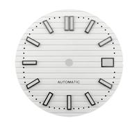 Générique Cadran de Montre mécanique 29.7mm, adapté au Mouvement NH35 C3green veilleuse Noir Blanc Bleu Marron, Visages, pièces personnalisées