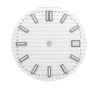 Générique Cadran de Montre mécanique 29.7mm, adapté au Mouvement NH35 C3green veilleuse Noir Blanc Bleu Marron, Visages, pièces personnalisées