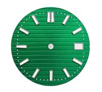 Générique Cadran de Montre mécanique 29.7mm, adapté au Mouvement NH35 C3green veilleuse Noir Blanc Bleu Marron, Visages, pièces personnalisées