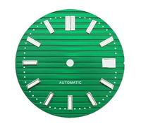 Générique Cadran de Montre mécanique 29.7mm, adapté au Mouvement NH35 C3green veilleuse Noir Blanc Bleu Marron, Visages, pièces personnalisées