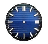 Générique Cadran de Montre mécanique 29.7mm, adapté au Mouvement NH35 C3green veilleuse Noir Blanc Bleu Marron, Visages, pièces personnalisées