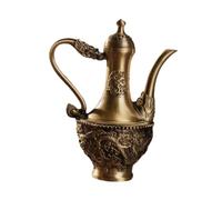 Générique Cafetière Turque, Carafe à Eau, Théière Turque Traditionnelle En Cuivre et Laiton Sculptés pour La Salle à Manger, Les Fêtes, Les Mariages et La