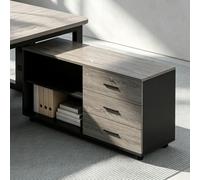 Générique Caisson de Bureau Mobile, Meuble de Classement Meuble Imprimante | Tiroir Supérieur Verrouillable for Sécurité Documents Rangement Ordonné Dossiers, Imprimantes et Fournitures