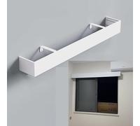 Générique Caisson de corniche de fenêtre en métal Haut de Gamme - Fixation Murale, 2,5 m (8,2 pi) de Long, sans Rails, idéal pour la décoration intérieure - Disponible en Longueurs de 1 m à 12 m (3,3