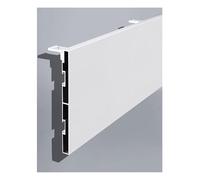 Générique Caisson de Rideau Personnalisable en Aluminium Blanc - sans Rail, Fixation Plafond, Hauteur 14 cm, Longueur 260 cm, décoration élégante.