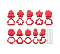 Générique Cake Pop Baking Set - 10 Shape Easy Release Molds, Holiday Tools | Christmas Cake Pop Molds Set for Baking Cookie Candy Chocolate Holiday DIY Party Home Kitchen