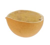 Générique Calebasse Naturelle Jaune Grosse Capacité Accessoire Pratique et Ustensile Multifonctionnel Cuillère à Eau Ronde Cuisine pour Maison et Artisanat