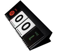 Générique Calendrier Perpétuel Mural Moderne en Papier Noir Réutilisable Affichage du Score, Calendrier de Bureau Debout pour Décorer une Pièce Plusieurs styles