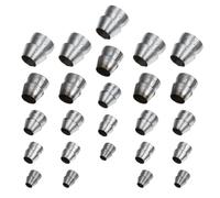 Générique Cales Rondes en Fer pour Marteau 25 Pièces Coin Métallique Acier Inoxydable Diamètres Variés 8-16mm Accessoires pour Poignée Installation et Renforcement Usage Professionnel