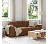 Générique Canapé 3 Places Marron 180 cm en Simili Cuir,Meubles,Canapés,Marron,30.7 KG,4105144