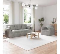 Générique Canapé d'angle modulable Velours Gris Clair 198 cm, Cadre Noir, Assise Confortable Mousse et Fibre, Design Moderne pour Salon