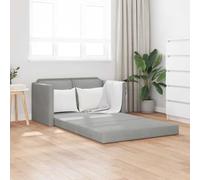 Générique Canapé-lit 2 en 1 Gris Clair 122x204x55 cm, canapé Convertible en Velours Doux avec Structure métallique, idéal pour Salon, Chambre ou Studio