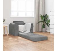 Générique Canapé-Lit Moderne Gris Foncé Velours 98x71x83 cm, Convertible pour Petit Espace avec Coussin Amovible et Accoudoirs Plats