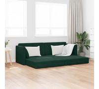 Générique Canapé-lit Velours Vert Foncé 213 cm Convertible Réglable 70-144 cm Canapé Convertible Moderne avec Housse Amovible pour Salon