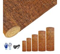 Générique Canisse en Roseau Naturel Brise Vue Jardin 50 60 70 80 90 100 110 120 130 140 150 160 170 180cm Canisse Bambou Cloture Jardin Exterieur(80x150cm)