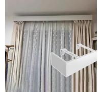 Générique Cantonnière occultante élégante de 570 cm avec Lambrequin décoratif pour fenêtres, sans Rails, Design élégant pour sublimer Votre décoration intérieure et Vos fenêtres.