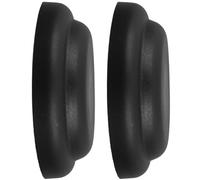 Générique Capuchon de Tête de Parasol Noir PP 2pcs, Remplacement