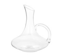 Générique Carafon à Vin en Verre avec Poignée, Décoratif et Fonctionnel, Forme à Incision Arrondie, pour Servir et Décorer Lors de Repas ou Fêtes