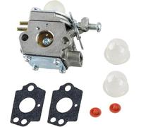 Générique Carburateur de débroussailleuse Carburateur Filtre à air Carburant Kit Accessoires d'outils de Jardin pour Homelite HBL26BP HBC26SJS HBL26BV HBC26SB Tondeuse 5131000612