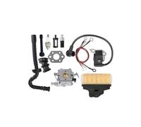 Générique Carburateur de débroussailleuse Kit de carburateur pour tronçonneuse pour Stihl 021 023 025 MS230 MS250 MS210, avec Filtre à Air, pour gaz d'étincelle pour Prise 11231200605