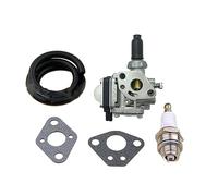 Générique Carburateur de débroussailleuse pour Kawasaki TH43 TH48 KBH48A carburateur Tondeuse pièces de Glucides Kit Joint