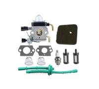 Générique Carburateur de débroussailleuse pour STIHL FS38 FS45 FS46 FS55 Carburateur FS-38 FS 45 46 FS-55 HL45 HL45Z HL45DZ C1Q-S97 avec Filtre à Air pour Kits de Prise(Kit)