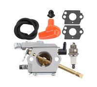 Générique Carburateur de débroussailleuse pour Stihl H24D FS48 FS52 FS66 FS81 FS86 FS106 pour WaIbro WT-45-1 pour Coupe Gazon pour étincelle pour Prise Ligne de Carburant Carb Kit carburateur