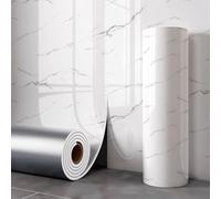 Générique Carreaux De Marbre Autocollants,Carreaux Pvc Autocollants De 2,3mm D'Épaisseur,Film Adhésif Pour Meubles,Panneaux Muraux Étanches Pour Crédence De Cuisine,Plafond,Bain,A7,40x1000cm