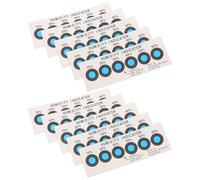 Générique Carte Anti Humidité Placard en Papier Absorbant, Indicateur D'humidité Portable et Polyvalent pour Bureau et Laboratoire, Lot de 20 Cartes Sensibles au Taux D'humidité