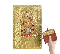 Générique Carte Tai Sui Traditionnelle - Métal Attirant La Richesse | du Cheval du Tai Sui | pour Bibliothèque Chambre à Coucher Table de Chevet Déplacements Famille Amis