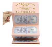 Générique Cartes D'argent D'anniversaire - Enveloppes Pour L'argent Des Cadeaux, Enveloppe De Voeux Pliable Pour Boîte Créative, Superbes Cartes D'anniversaire Pour, Adolescents, Adultes, Hommes