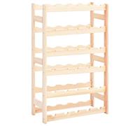 Générique Casier à Vin en Bois Massif - Stockage Élégant pour 30 Bouteilles 53 x 25 x 86 cm Matériau en Pin Solution Durable pour Améliorer Votre Espace de Vie et Ranger avec Style Vos Précieux Vins