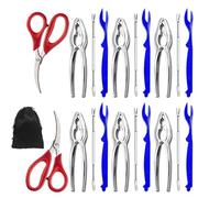 Générique Casse-Noix de Homard,Gadgets de Cassage Antidérapants - Set de Ciseaux à Homard et Casse-Fruits de Mer | pour Maison Cuisine extérieur Camping Pique-Nique Restaurant fête