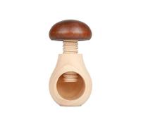 Générique Casse-Noix Multifonctionnel en Bois, Conception de Champignons, décortiqueur de Noix pour la Cuisine familiale, Gadget de Cuisine Essentiel en Bois pour la Maison