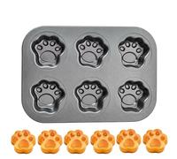 Générique Cat Paw Cookie Mold - Baking Tray | Carbon Steel | Non Stick , Easy Dough Release, Reusable Design, Shapes Biscuits, Chocolates And Muffins, For Home Kitchen Baking