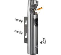 Générique Cendrier d'extérieur en Acier Inoxydable - Cendrier Mural verrouillable avec Couvercle pour Une Utilisation en extérieur (Cendriers muraux pour l'extérieur, A)
